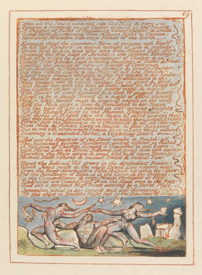 Jerusalem, Plate 69 by William Blake